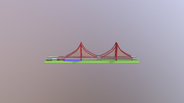 golden gate bridge 3D Model