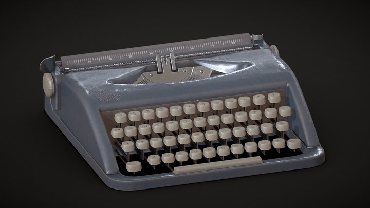 TypeWriter 3D Model