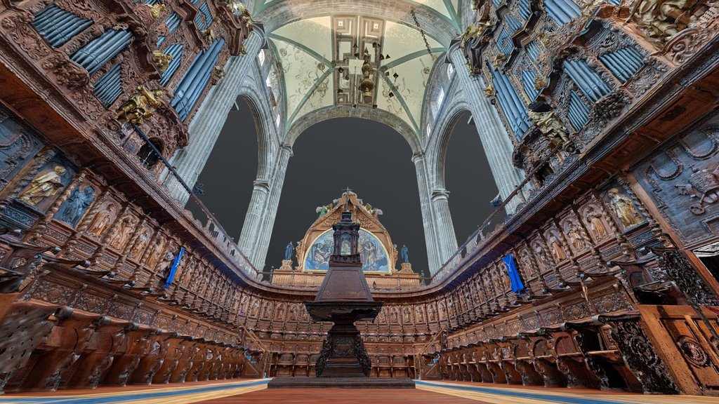Coro Catedral de Mexico (photogrammetry+lidar)