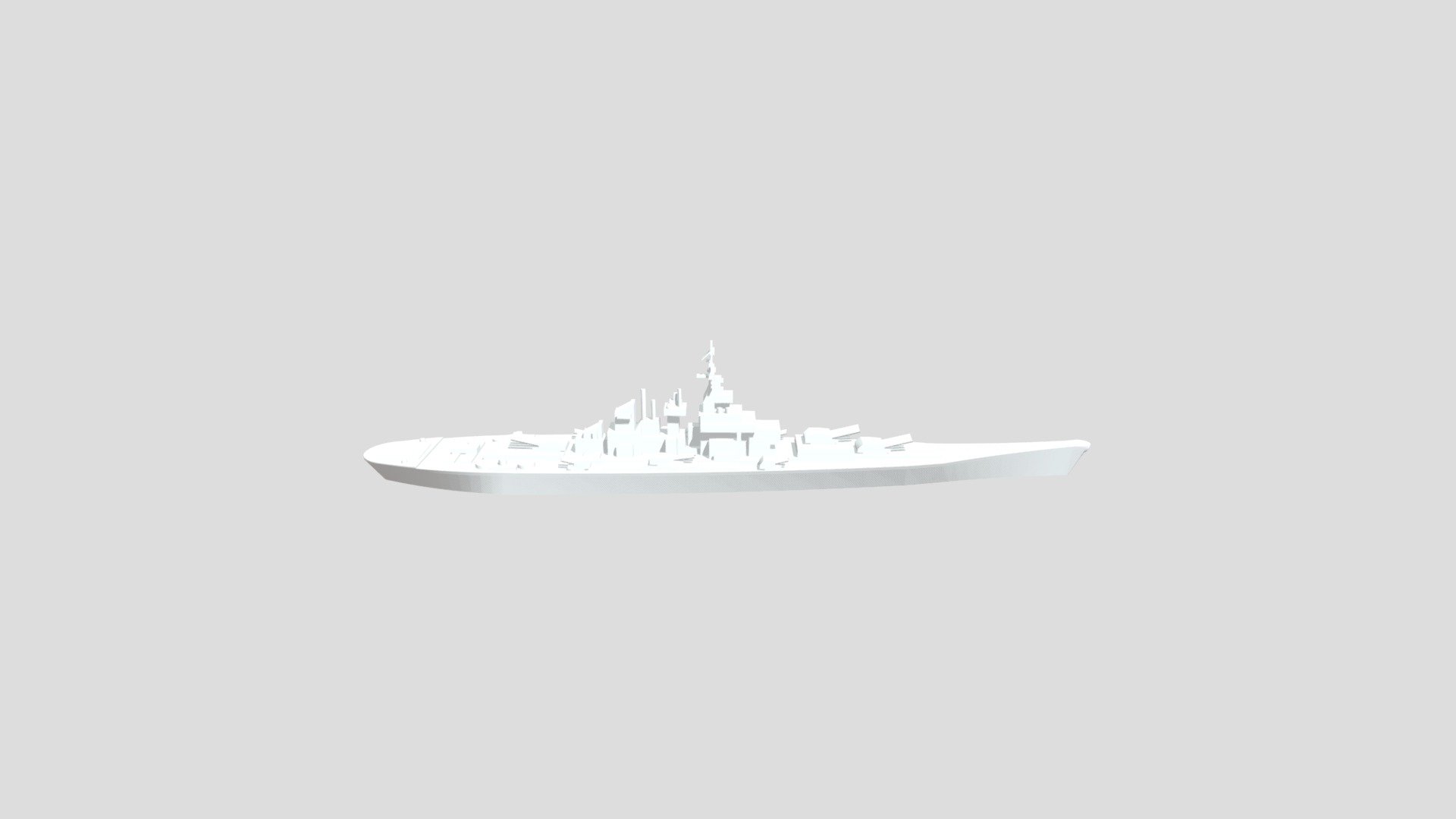 Battleship_repaired - 3D Model By Charliecaz [3cd5f4e] - Sketchfab