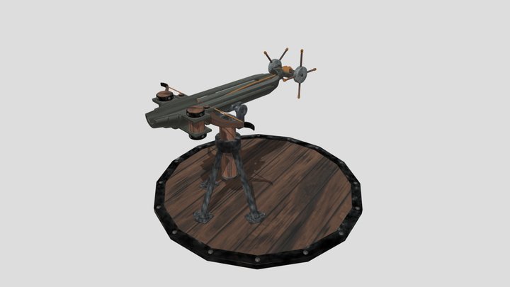 Ship Harpoon 3D Model