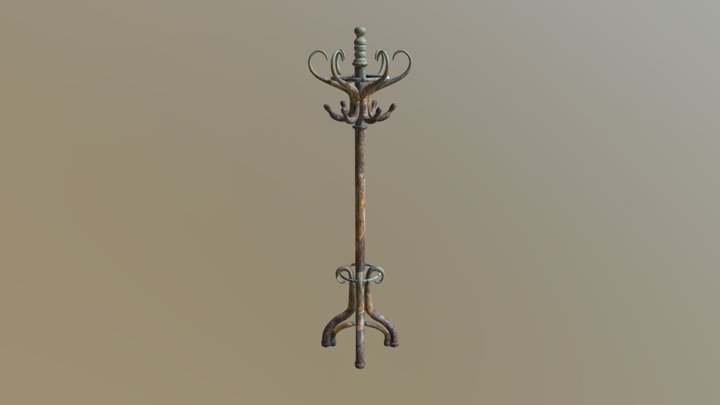 Cloak Hanger 3D Model