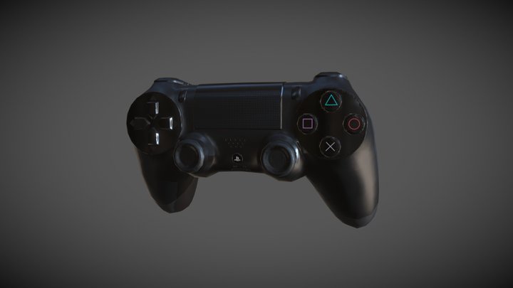 ps4 contorller 3D Model