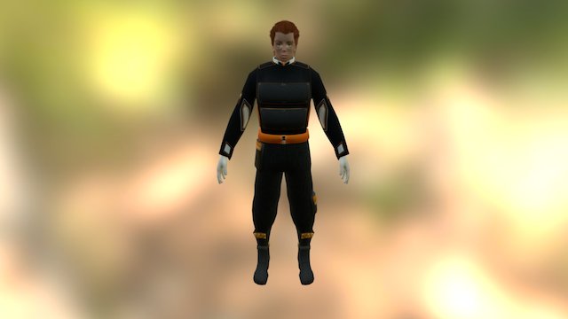Monarch Security Guard (Not Complete) 3D Model