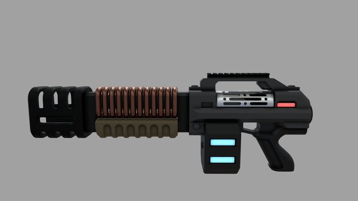 UAC Plasma Rifle 3D Model