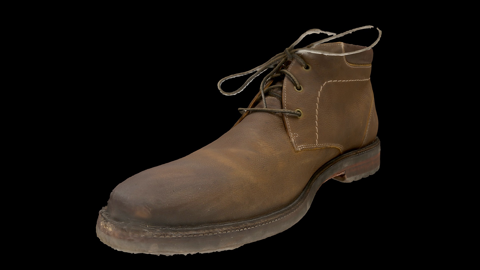 3D model Chaussure - This is a 3D model of the Chaussure. The 3D model is about a close-up of a boot.
