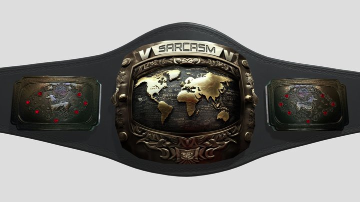 SARCASM CHAMPIONSHIP BELT 001 – Modello 3D gratuito STL