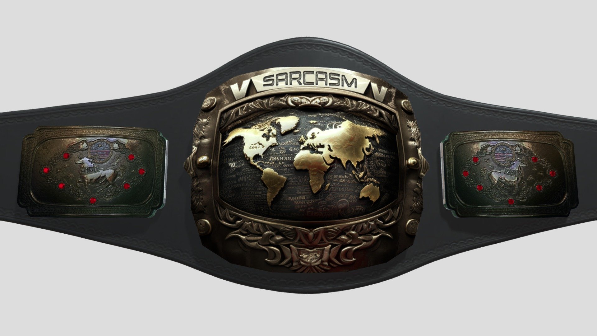 SARCASM CHAMPIONSHIP BELT 001 - Download Free 3D model by RadioactiveAG ...