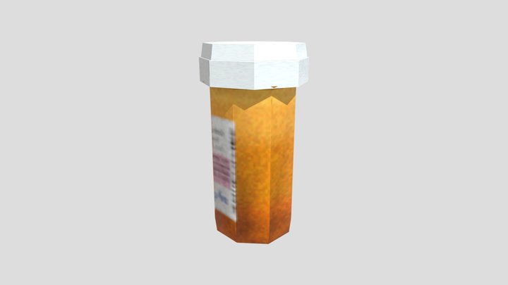 Pill bottle 3D Model