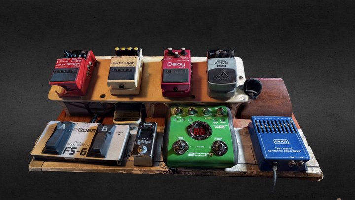 Yellow.Cloud Rising - Current foot pedal setup 3D Model