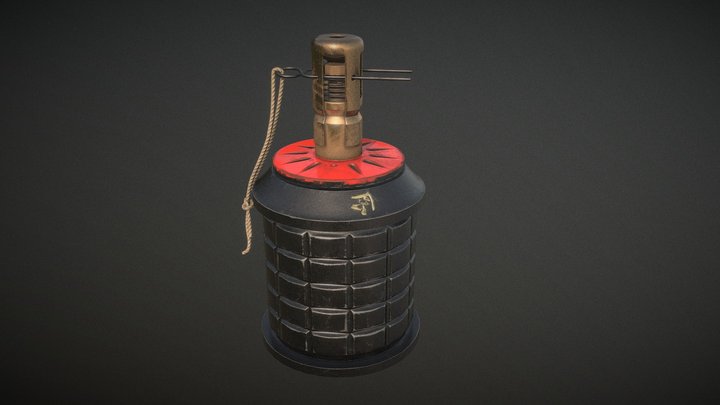 Grenade - Type 97 3D Model