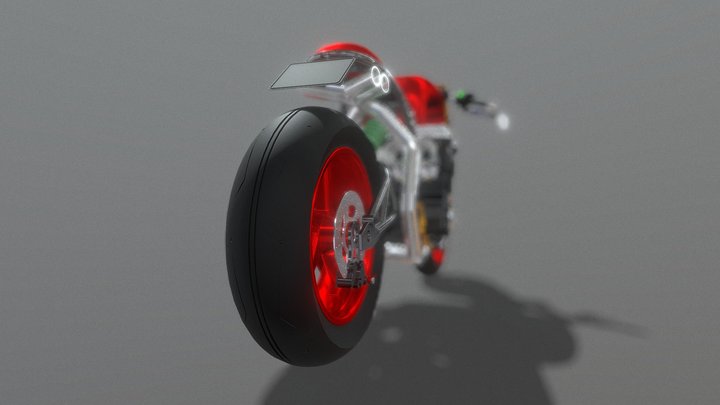 1975 Honda CB400F – Kostenloses 3D-Modell STL