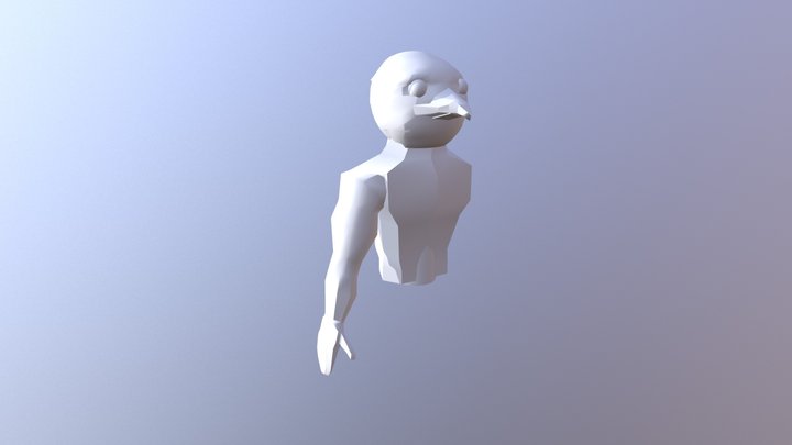 Bird Man Avatar 3D Model