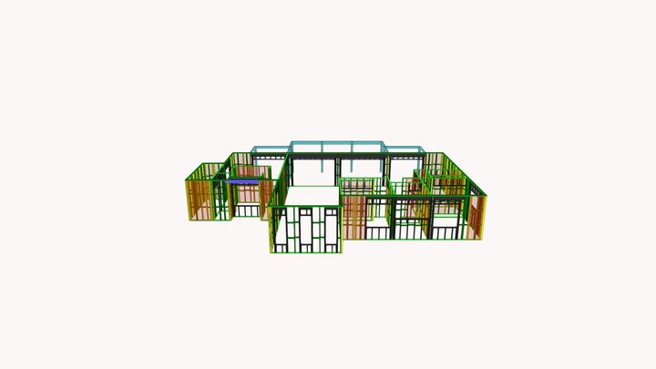 419361 UF Frame Layout 3D Export 3D Model