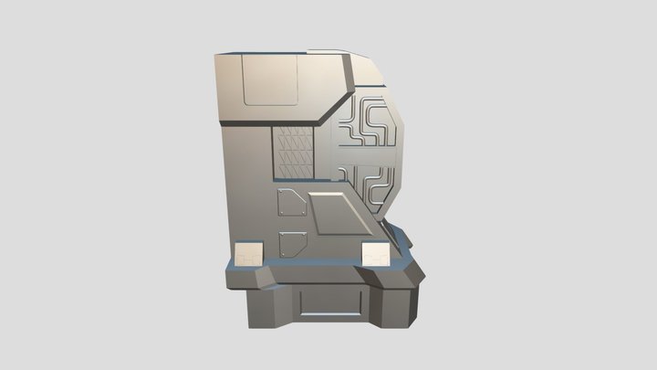 Scifi Tower 3D Model