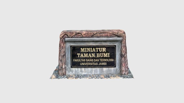Miniatur Taman Bumi 3D Model