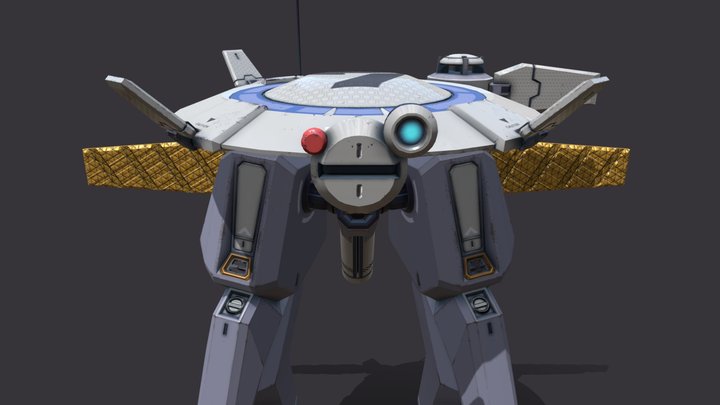 DISC HEAD M-50 Recon Drone 3D Model