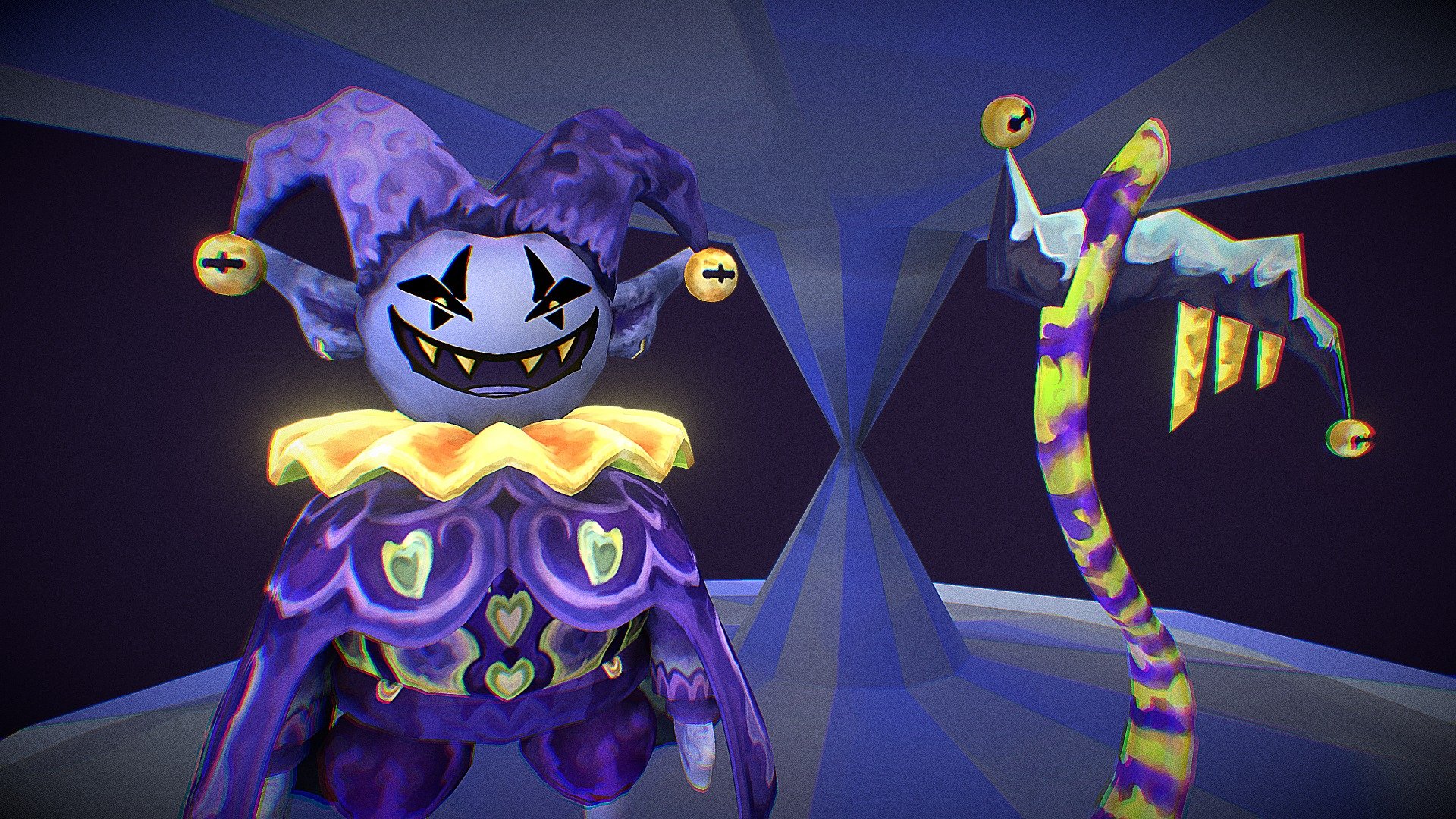 Stylized Jevil / Handpainted / Deltarune - Download Free 3D model by ...