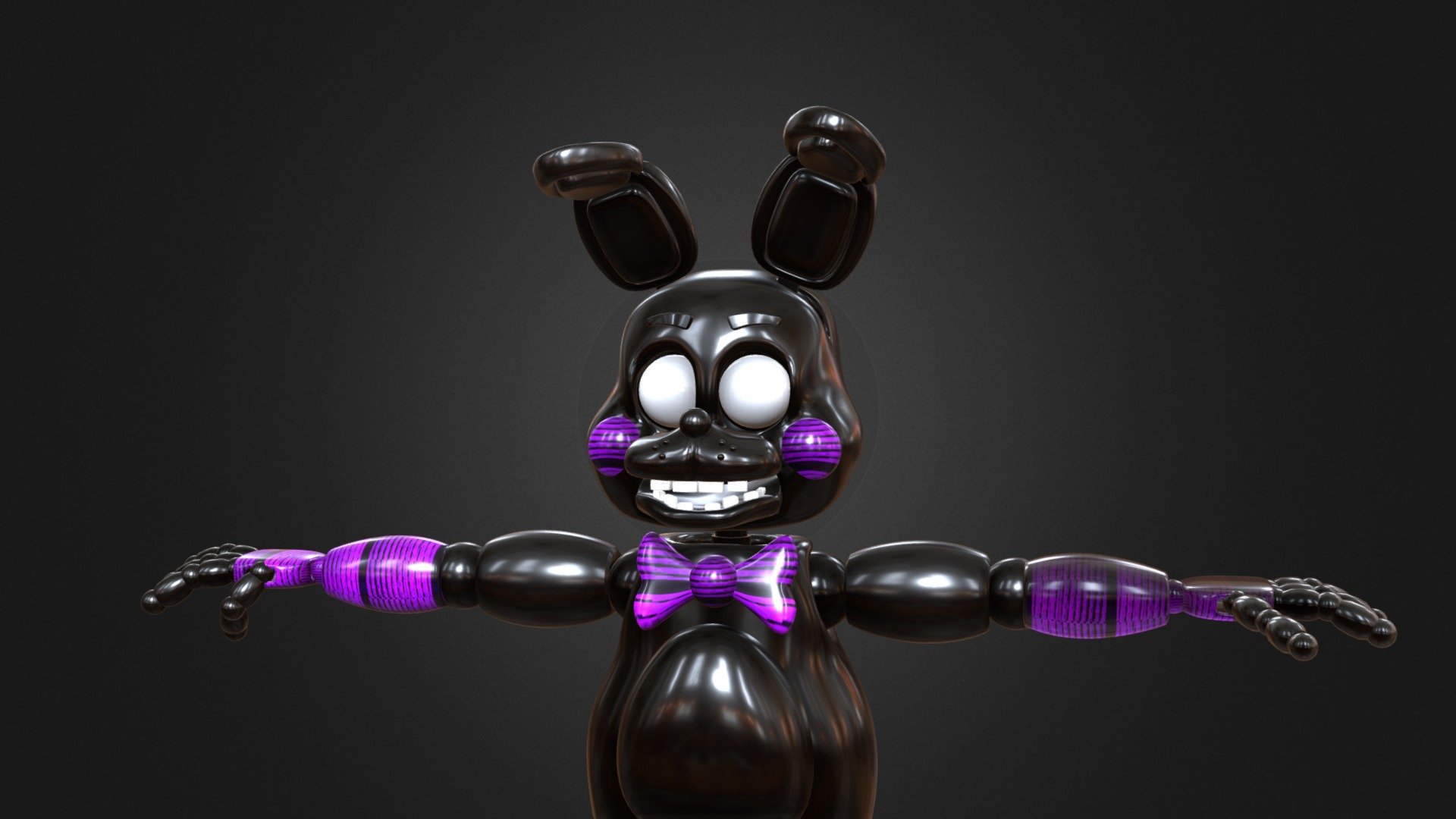 Shadow Bonnie Fnaf - Download Free 3D model by fgvcvvjn [3ce0f12 ...