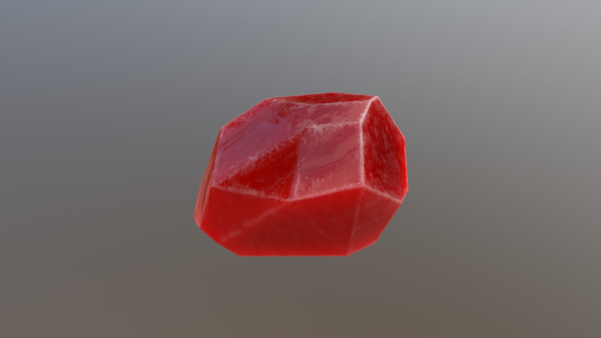 3D model crystal8 - This is a 3D model of the crystal8. The 3D model is about a red cube with a black background.