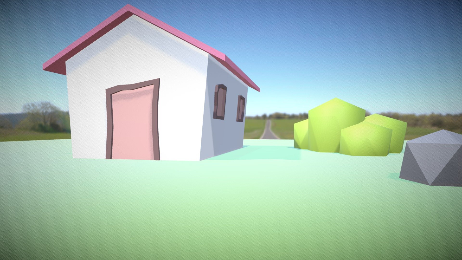 Casa Geto Construir Low Poly Modelo 3D $69 - .fbx .max .obj - Free3D