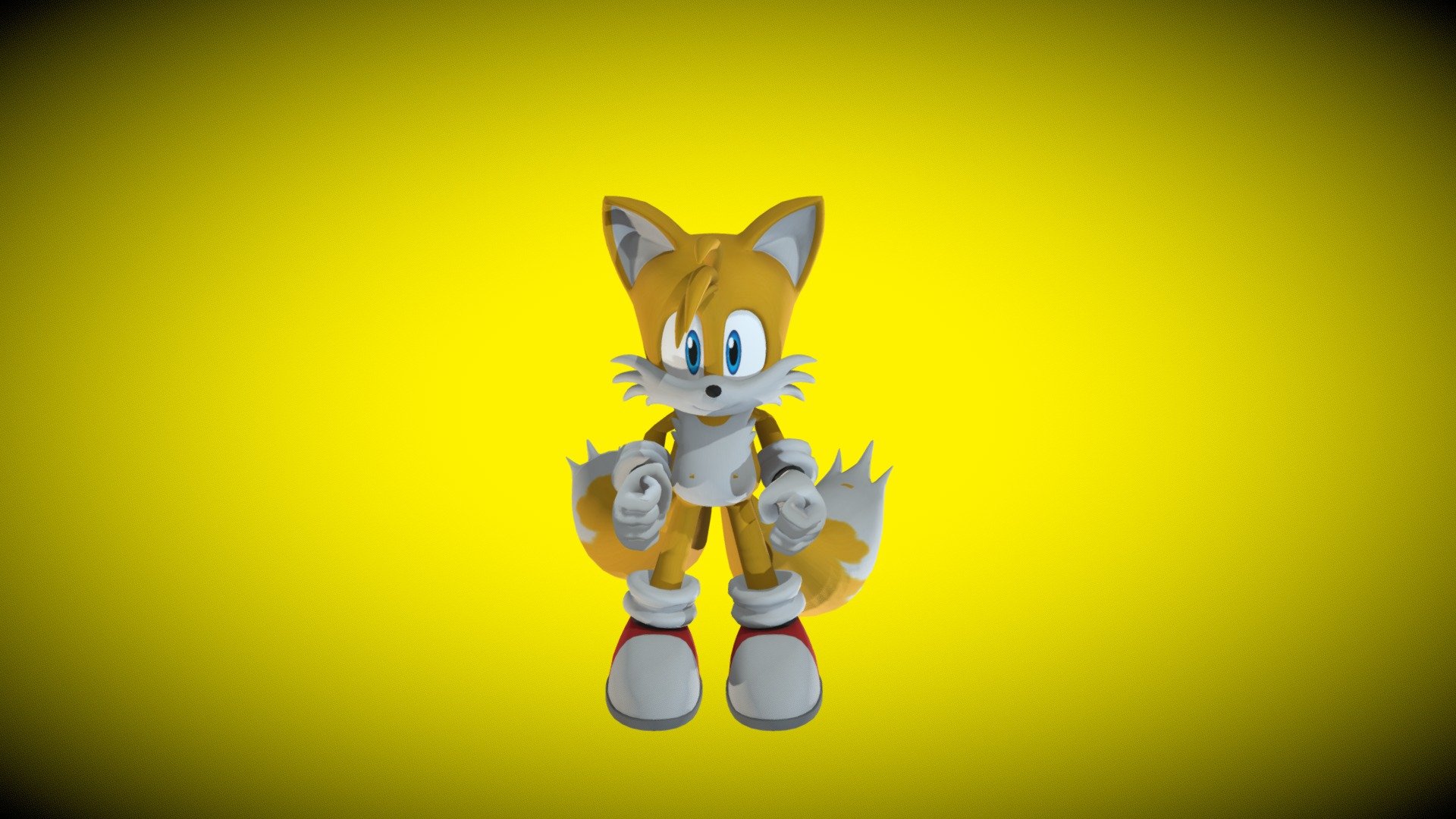 Tails Sonic The Hedgehog Download Free 3D Model By Bazzaaaa7 