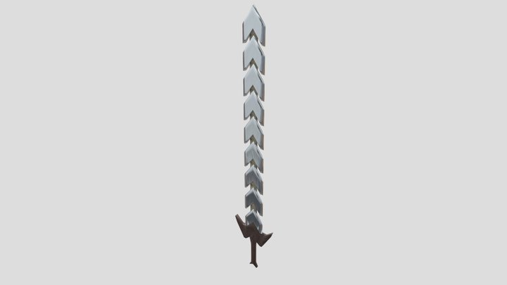 Whip Sword - 2221 3D Model
