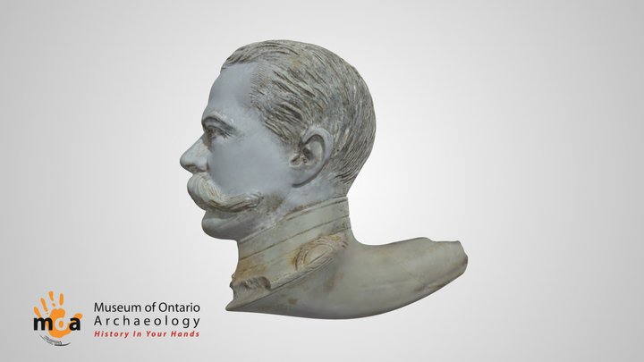 Teddy Roosevelt Meerschaum Pipe 3D Model