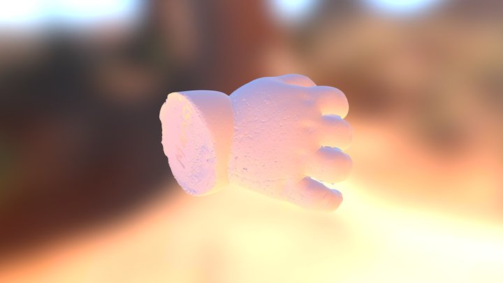 SMALL BABY RIGHT HAND 3D Model