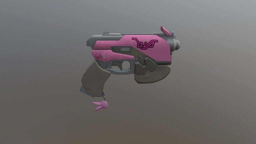 D.Va Light Gun3 - 3D model by w019089e [3ce3d64] - Sketchfab
