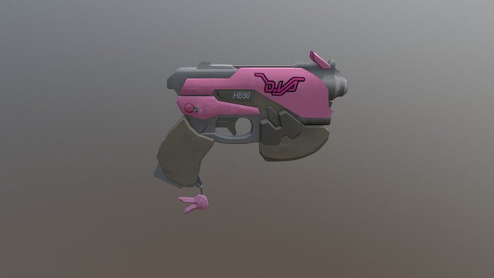 D.Va Light Gun3 3D Model