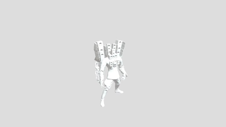 Titan Speakerman Credit To BeastMan 3D Model
