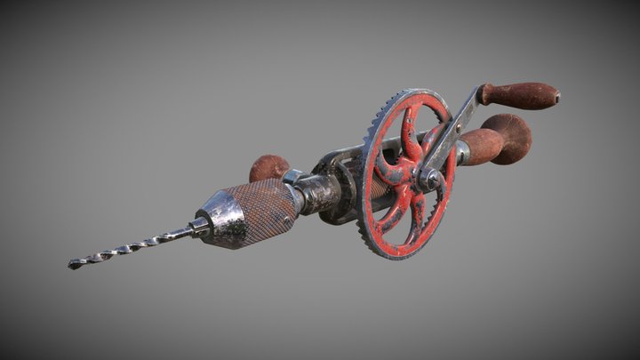 DAE GAP - Millers Falls 980 Hand Drill 3D Model