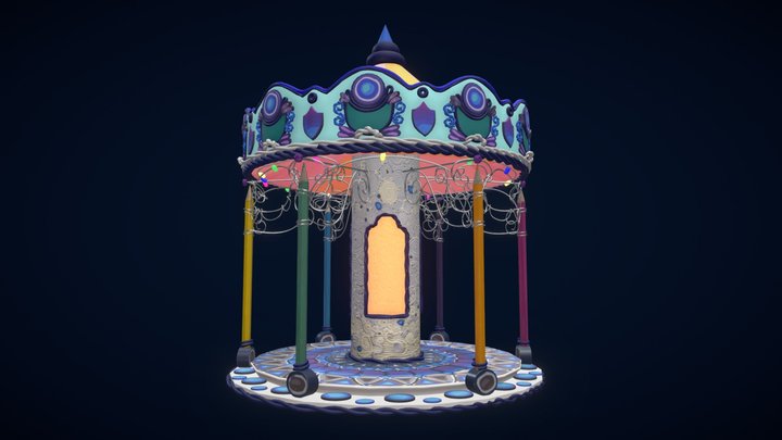 Carousel 3D Model