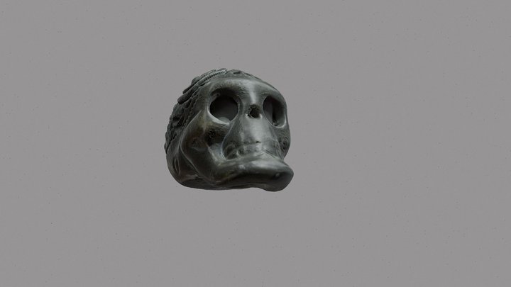 Mexican Skull Trinket 3D Model
