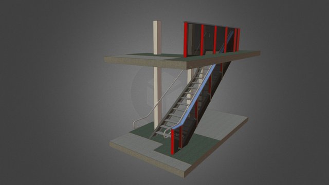 Noordenne Stairs Concept 3D Model