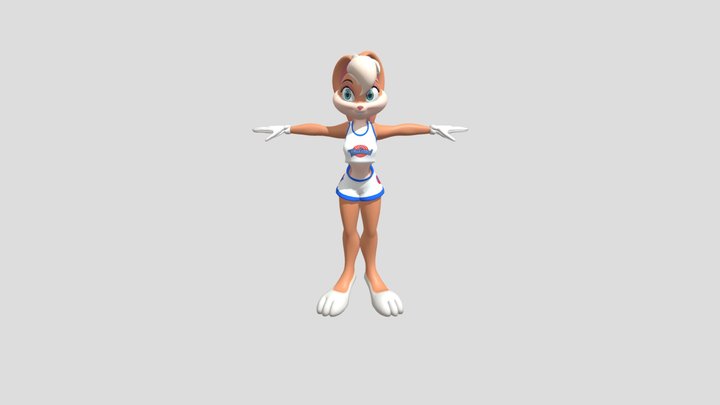 Lola Bunny 3D Model