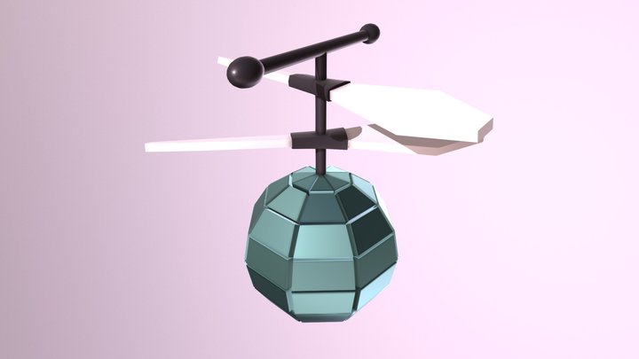 Disco Ball Drone 3D Model