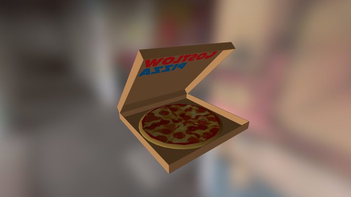 Costlow Pizza 3D Model