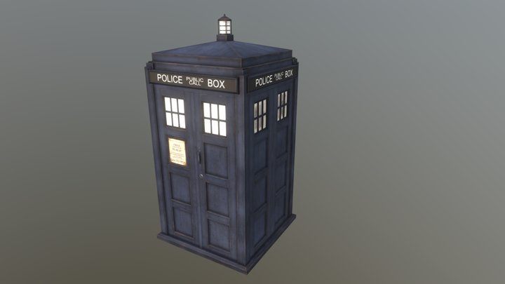 Tardis - Doctor Who 3D Model
