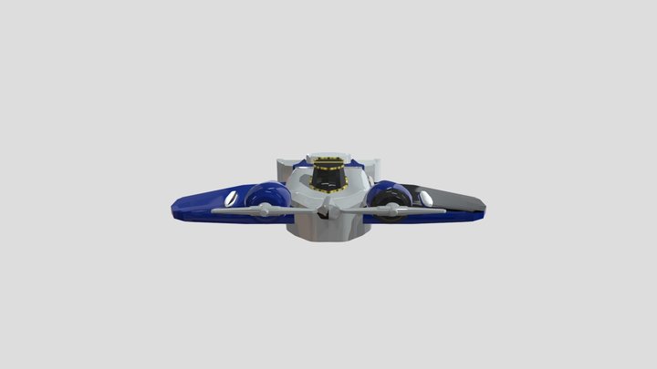 Nave espacial Jimmy Luna 3D Model