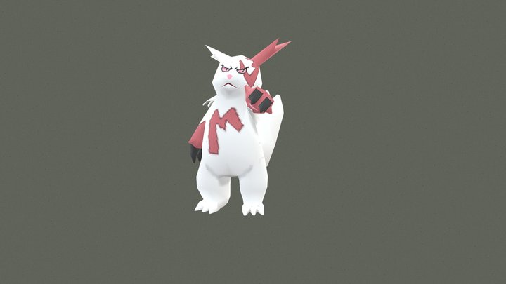 Zangoose 3D Model