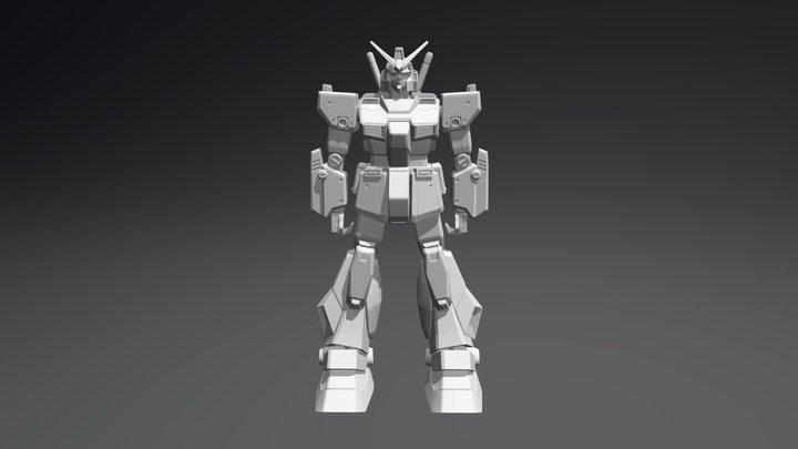 RX-78-NT Alex Gundam 3D Model