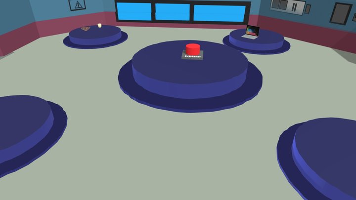 Among US Cafeteria FREE 3D Model
