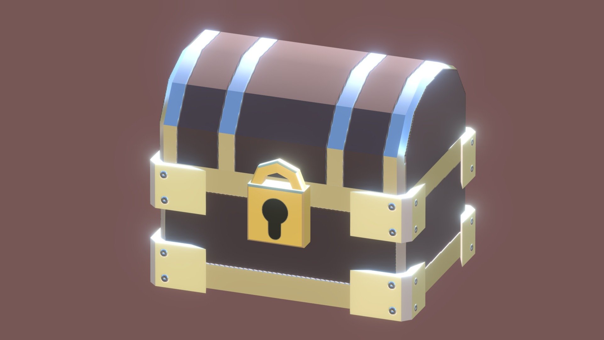 Chest LowPoly Download Free 3D model by Mora (MoraAzul) [3ced4e3