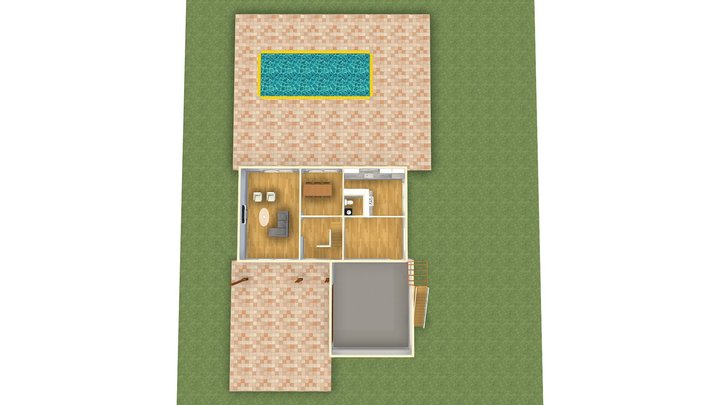House Original - Floor 1 3D Model
