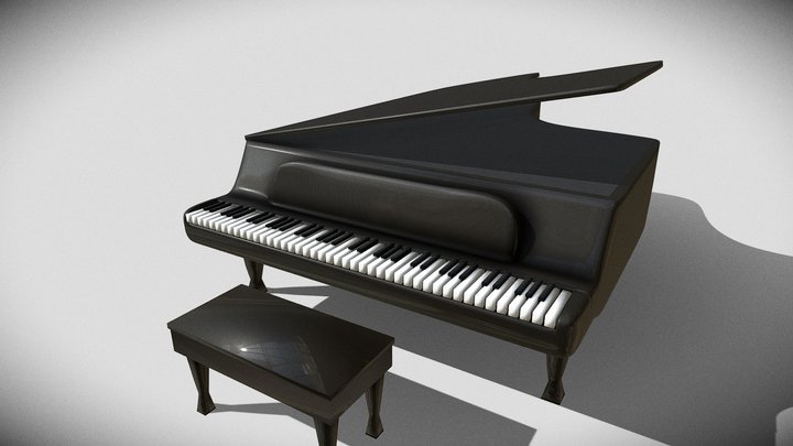 Piano 3D Model
