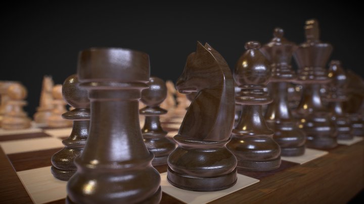 Chessboard 3D Model
