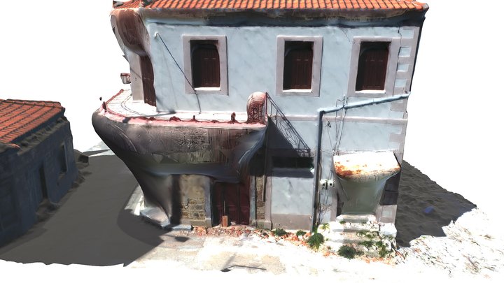 Vrisa Hotel 3D Model
