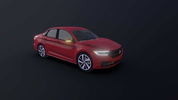 Volkswagen Jetta_Gli_2020 3D Model